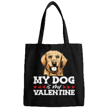 Discover My Dog Is My Valentine Date Cute Doggy Bags