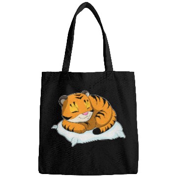 Discover Tiger At Sleeping With Pillow Bags
