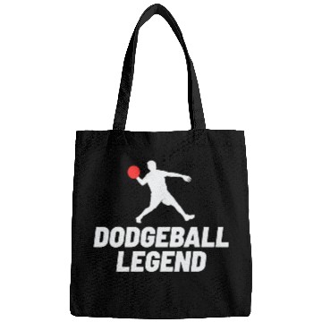 Discover Dodgeball Player Coach Team Sports Funny Bags