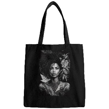 Discover Black-and-White Afrocentric Art Bags