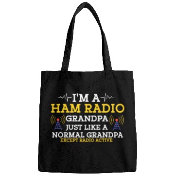 Discover Im A Ham Radio Grandpa Bags