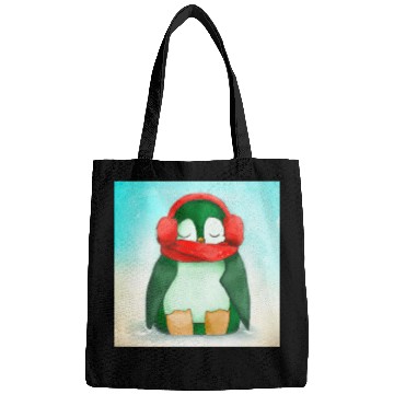 Discover Sleepy Penguin Taking a Nap Bags
