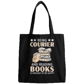 Discover Postal Worker Mail Lady Delivery Book Lover Bags
