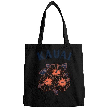 Discover hawaiian hibiscus flowers kauai Bags