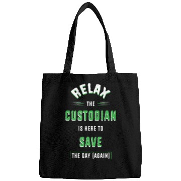 Discover School Janitor Cleaner Funny School Custodian Bags