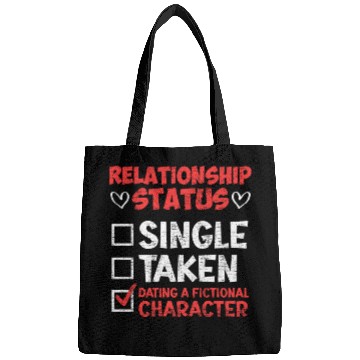 Discover Relationship status dating fictional character Bags