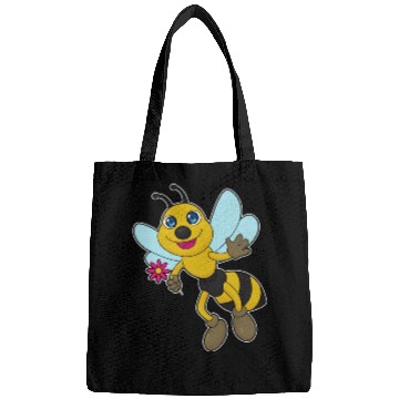Discover Bee With Flower Bags