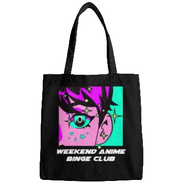Discover Weekend Anime Binge Club Kawaii Japanese Cute Japa Bags