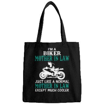 Discover I'M A BIKER MOTHER IN LAW Bags