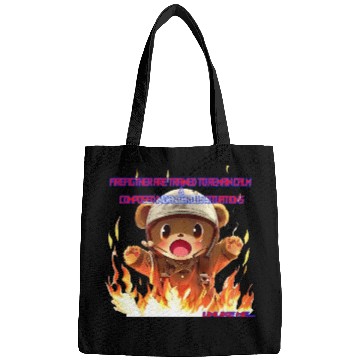 Discover Stay Calm FireFighter Bear Bags