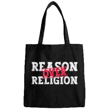 Discover Reason Over Religion - Atheist Atheism Bags