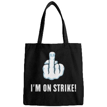 Discover The Middle Finger – I’m On Strike! (Picket) Bags