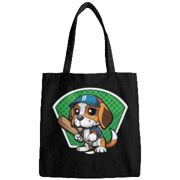 Discover Baseball Dog Baseball Player Baseball Coach Bags