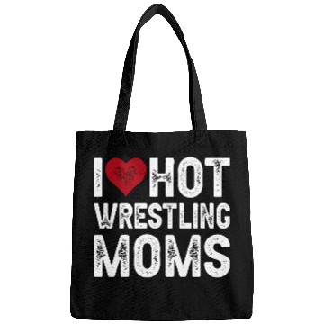 Discover I Love Hot Wrestling Moms Premium Mother's Day Bags