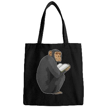 Discover Monkey As Nerd With Book Bags
