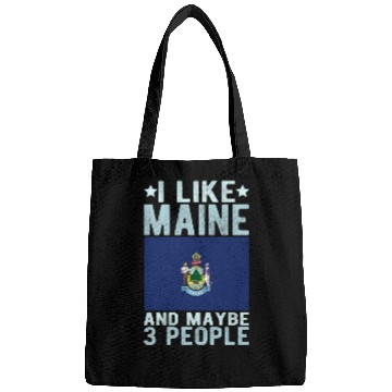 Discover Maine Flag US State Bags