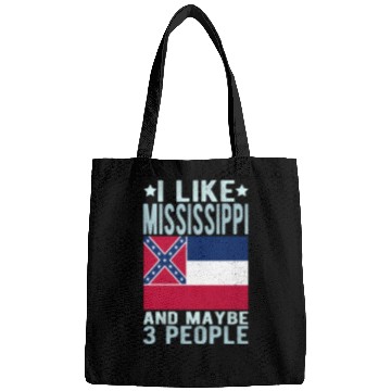 Discover Mississippi Flag US State Bags