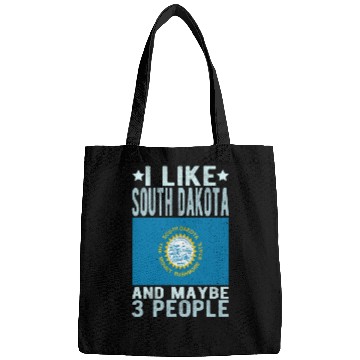 Discover South Dakota Flag US State Bags