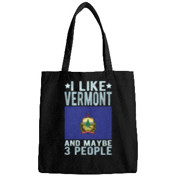 Discover Vermont Flag US State Bags