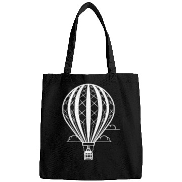 Discover Geometric Hot Air Balloon Cloud Ship Bags