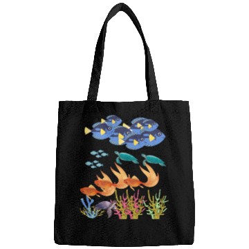 Discover fish design Bags
