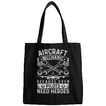 Discover Airplane Mechanic Funny Aviation Technician Bags