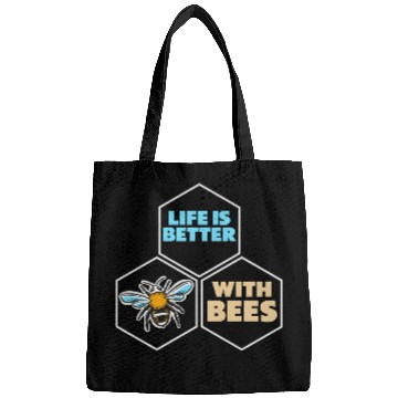 Discover Beekeeper Bees Insects Flowers Bee Lover Plants Bags