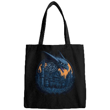 Discover The raven dragon Bags