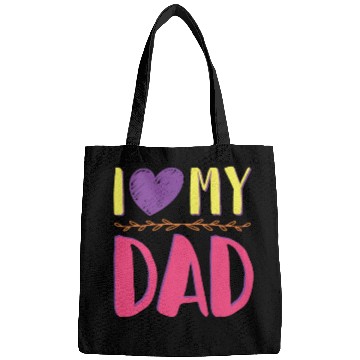 Discover I love my dad Bags