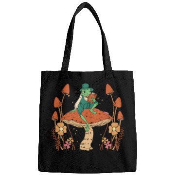 Discover Cottagecore Mushroom Aesthetic Nature Conservation Bags