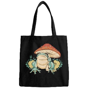 Discover Cottagecore Mushroom Aesthetic Nature Conservation Bags