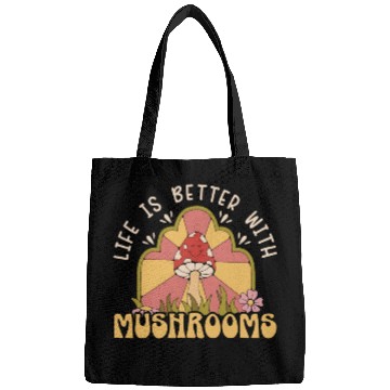 Discover Cottagecore Mushroom Aesthetic Nature Conservation Bags