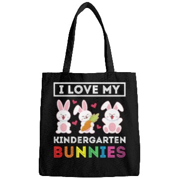 Discover I Love My Kindergarten Bunnies Teacher Easter Bags