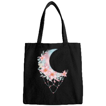 Discover Crescent Floral Moon Bags