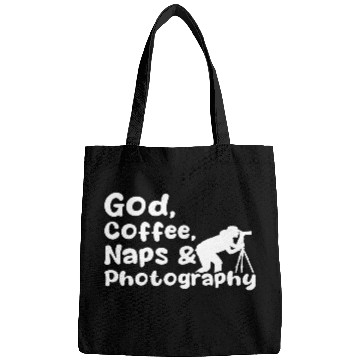 Discover God, Coffee, Naps & Photography Bags