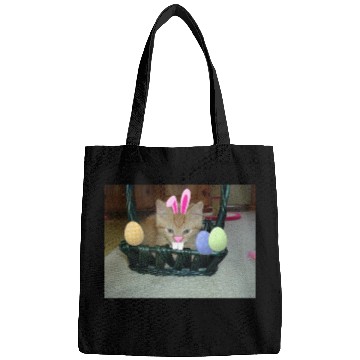 Discover Festive Bunny Easter Cat Design Bags
