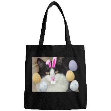 Discover Easter Bunny Cat Face Decor Bags