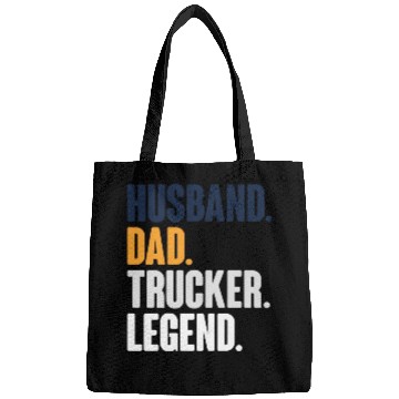 Discover trucker dad husband legend Bags