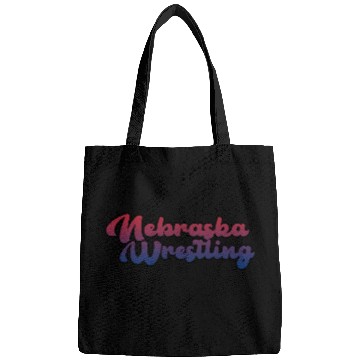 Discover Nebraska Wrestling (USA Colors) Bags