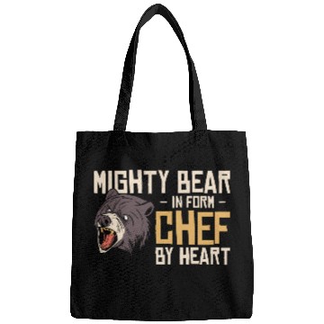 Discover Chef Beast Animal Lover Bear Cooking Meals Bags