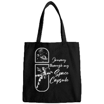 Discover Space Capsule Science Fan Galaxy Astronaut Bags