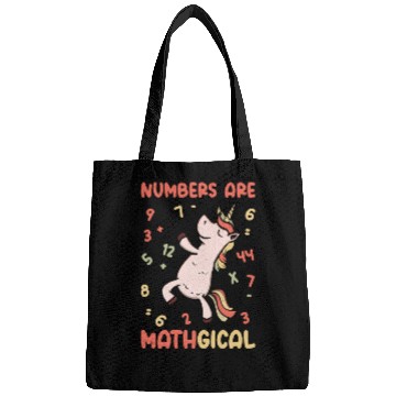Discover Math Number Lovers Mathematics Unicorn Teacher Bags