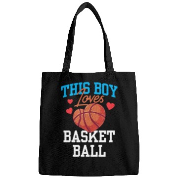 Discover This Boy Loves Basketball Coach Match Player Team Bags