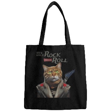 Discover Only Rock and Roll Cat Bags