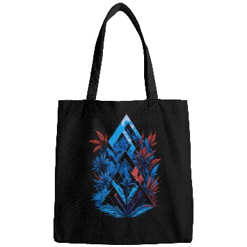 Discover Geometric Triangles and Leaves Bags