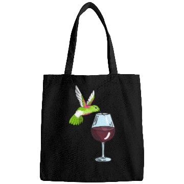 Discover Hummingbird Drinking Wine Birdwatching Hummingbird Bags