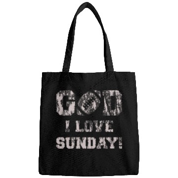 Discover GOD I LOVE SUNDAY Bags