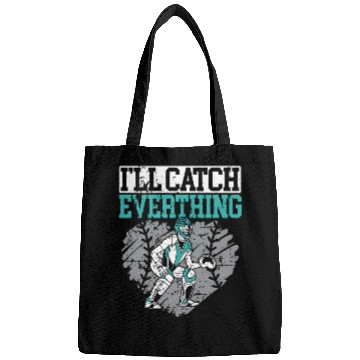 Discover Baseball Lover Baseball Player Baseball Catcher Bags