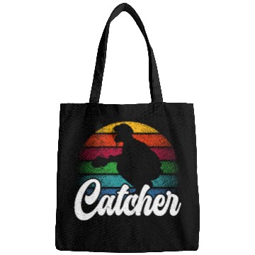 Discover Baseball Lover Baseball Player Baseball Catcher Bags