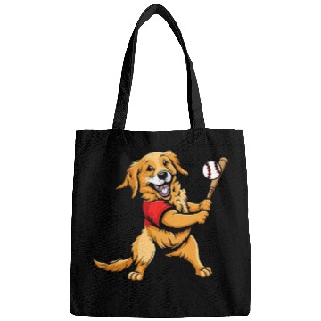 Discover Baseball Dog Baseball Player Baseball Coach Bags